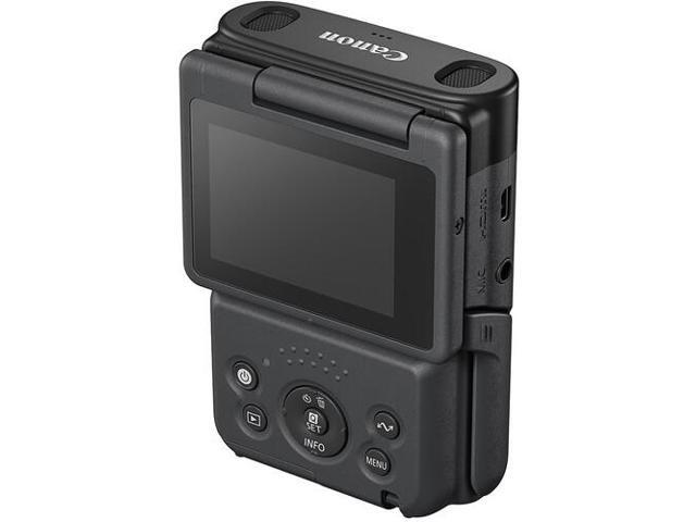 Canon PowerShot V10 Content Creator Compact Vlogging Camera (Black) + More