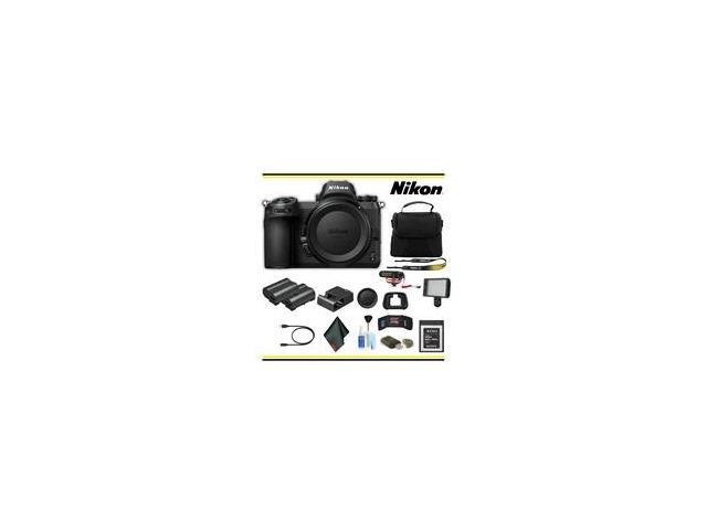 Nikon Z6 Mirrorless Digital Camera Advanced Bundle W/ Bag, Extra Battery, LED Light, Mic, and More - (Intl Model)