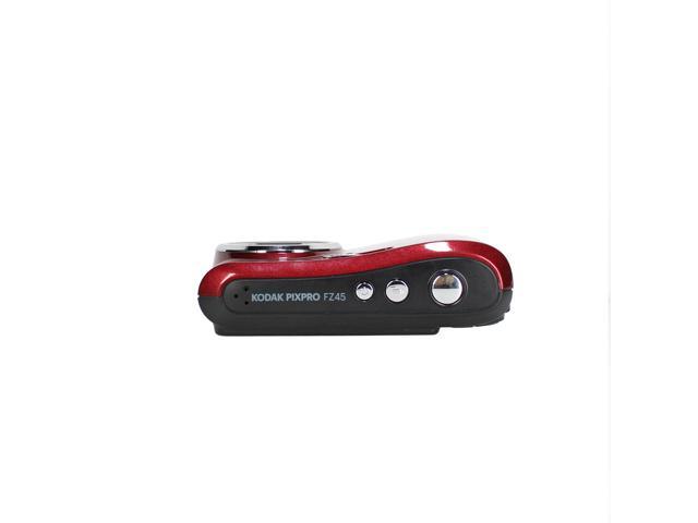 Kodak Pixpro FZ45 Digital Camera in Red (FZ45RD) Bundle with Accessories