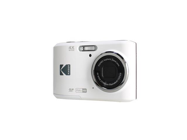 Kodak Pixpro FZ45 Digital Camera in White (FZ45WH) Bundle with Accessories