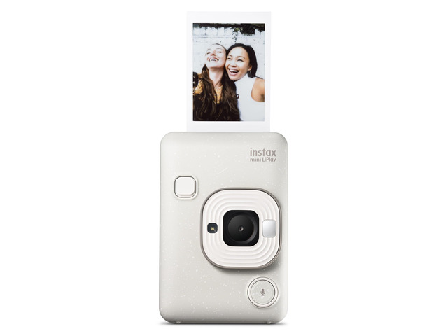 INSTAX Mini LIPLAY Hybrid Instant Camera - Misty White