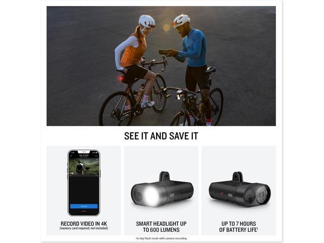Garmin - Varia Vue Smart Bike Light with 4K Camera - Black - image 3