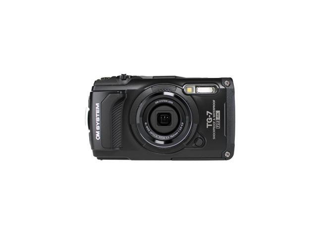 OM SYSTEM Tough TG-7 Digital Camera (Black) Bundle
