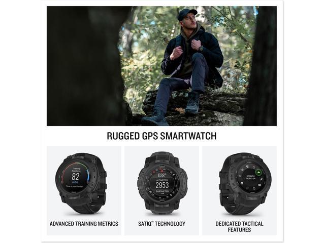 Garmin - Instinct 3 AMOLED GPS Smartwatch 50 mm Fiber-reinforced Polymer Tactical Edition - Black - (2025) - image 5