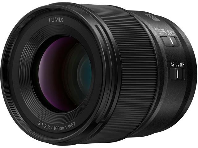 Panasonic - LUMIX Full Frame Camera Lens, S 100mm F2.8 MACRO - Black - image 5