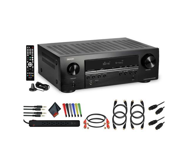 Denon AVR-S570BT 5.2-Channel A/V Receiver Bundle