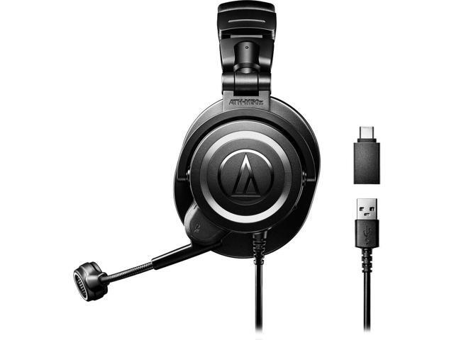 Audio-Technica ATH-M50xSTS-USB StreamSet Headset with USB Connector, Bundle