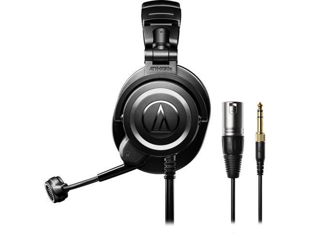 Audio-Technica ATH-M50xSTS XLR StreamSet Streaming Headset, Headphone stand