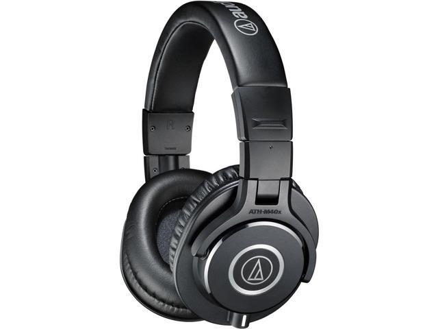 Audio-Technica ATH-M40x Closed-Back Monitor Headphones (Black), Headphone stand