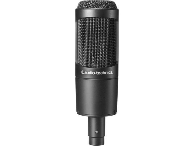 Audio-Technica AT2035 Cardioid Condenser Microphone, 10 Ft XLR Cable, Bundle
