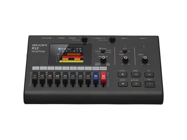 ZOOM Digital Multitrack Recorder (R12), Balanced Interconnect, Bundle