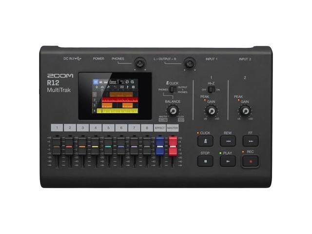 ZOOM Digital Multitrack Recorder (R12), Balanced Interconnect, Bundle