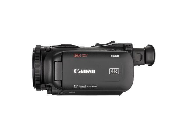 Canon XA60 PAL Professional UHD 4K Camcorder + 128GB SDXC Memory Card + More (Bundle)