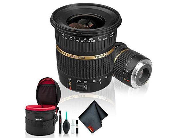 Tamron SP AF 10-24mm f / 3.5-4.5 DI II Zoom Lens for Canon DSLR Cameras - Deluxe Bundle