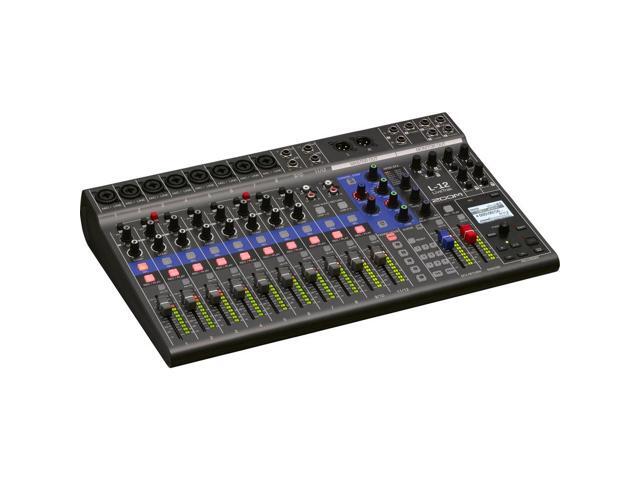Zoom LiveTrak L-12-12-Channel Digital Mixer, Memory Card microSDXC 64GB, Bundle