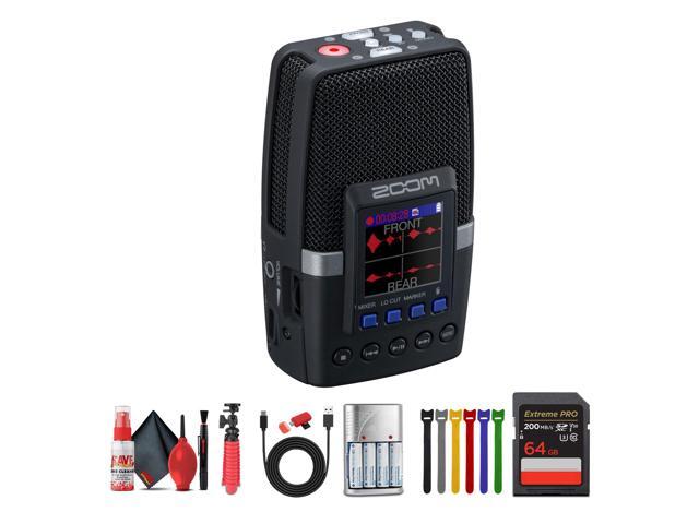 Zoom H2essential Multi-Mic32-Bit Float Handy Recorder + Bluetooth Adapter, Bundle