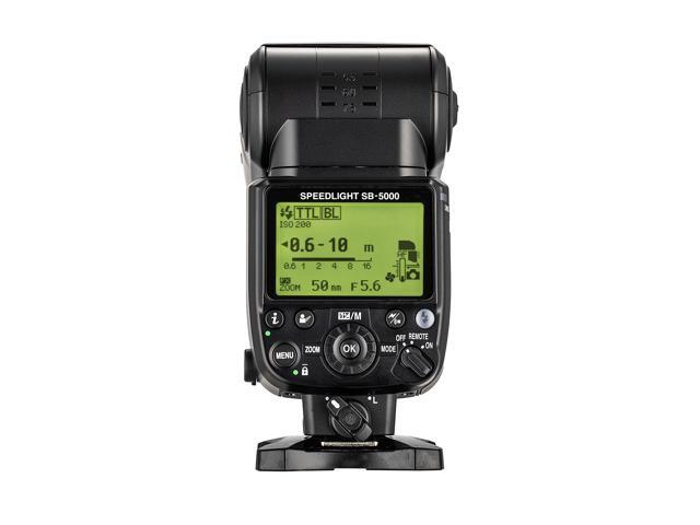 Nikon SB-5000 AF Speedlight Flash, i-TTL, Radio and Optical Wireless Control + More (International Version)