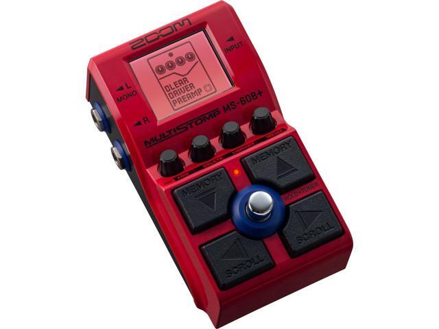 Zoom MS-60B+ MultiStomp Multi-FX Bass Pedal + MDR-7506 Headphones, Bundle
