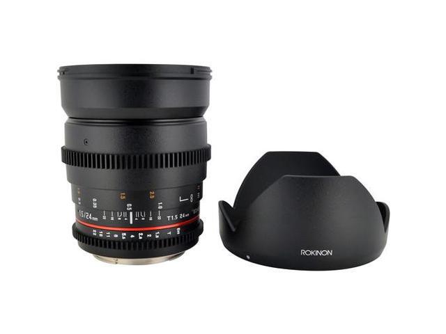 Rokinon 24mm T1.5 Cine ED AS IF UMC Lens for Nikon F Mount Bundle