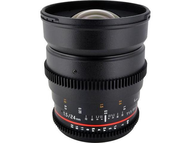 Rokinon 24mm T1.5 Cine ED AS IF UMC Lens for Sony A Mount Bundle