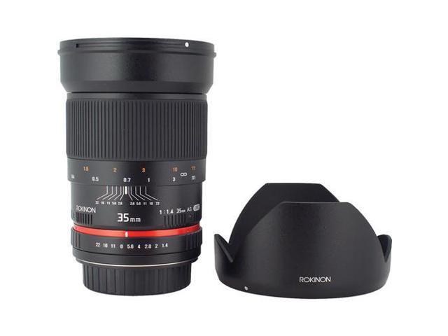 Rokinon 35mm f/1.4 Wide-Angle US UMC Aspherical Lens for Olympus Bundle