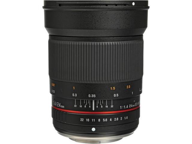 Rokinon 24mm f/1.4 Aspherical Wide Angle Lens for Olympus Bundle