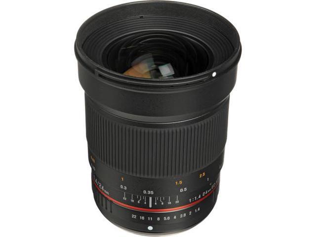 Rokinon 24mm f/1.4 Aspherical Wide Angle Lens for Olympus Bundle