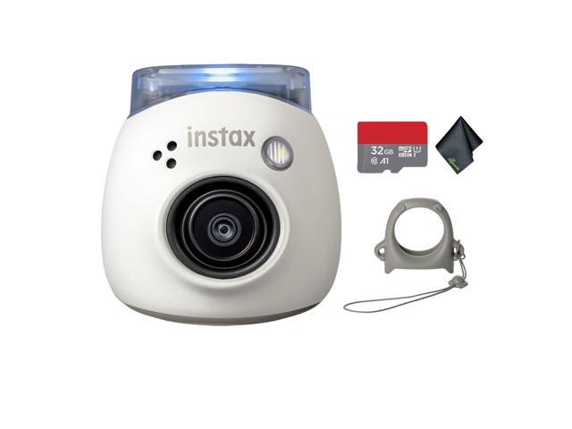 FUJIFILM INSTAX PAL Digital Camera (Milky White), MicroSDHC Memory Card