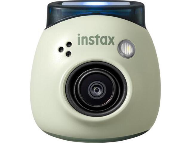 FUJIFILM INSTAX Digital Camera (PistachioGreen), Memory Card Wallet, Memory Card
