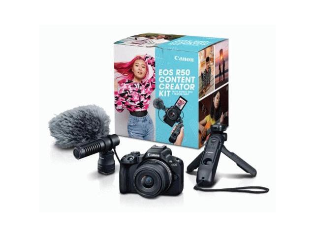 Canon - EOS R50 4K Video Mirrorless Camera with RF-S18-45mm Content Creator Kit - Black - image 10