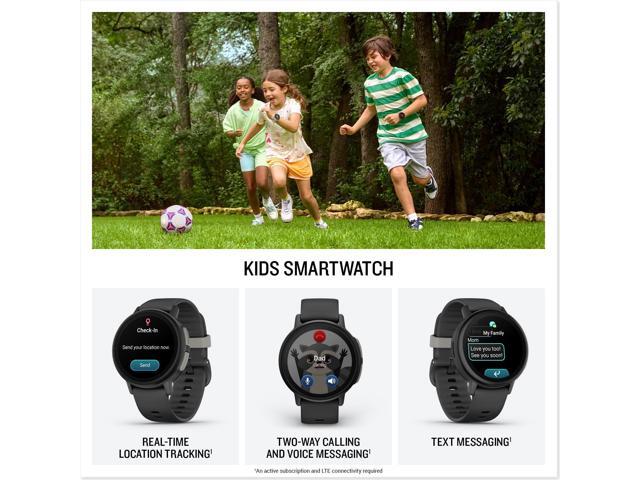 Garmin - Bounce 2 GPS Kids Smartwatch 43mm Fiber-reinforced polymer - Slate Gray - (2025) - image 3