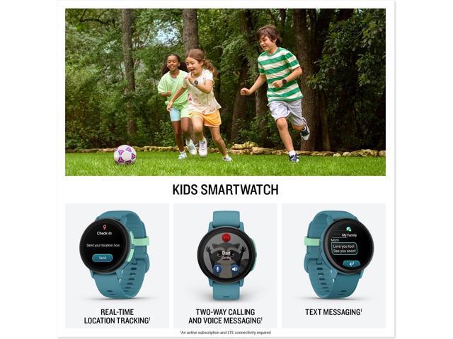 Garmin - Bounce 2 GPS Kids Smartwatch 43mm Fiber-reinforced polymer - Turquoise - (2025) - image 3