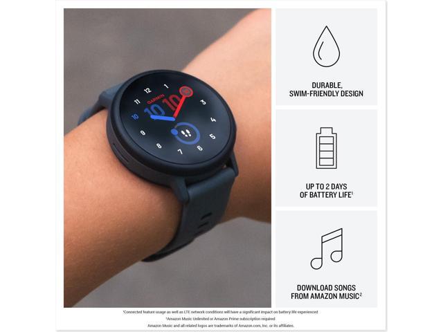 Garmin - Bounce 2 GPS Kids Smartwatch 43mm Fiber-reinforced polymer - Slate Gray - (2025) - image 4