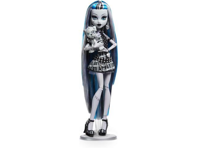 Monster High Doll, Frankie Stein in Black and White, Reel Drama Collector Doll, Doll-Size and Life-Size Posters, Horror Flick Theme, Toys and Gifts