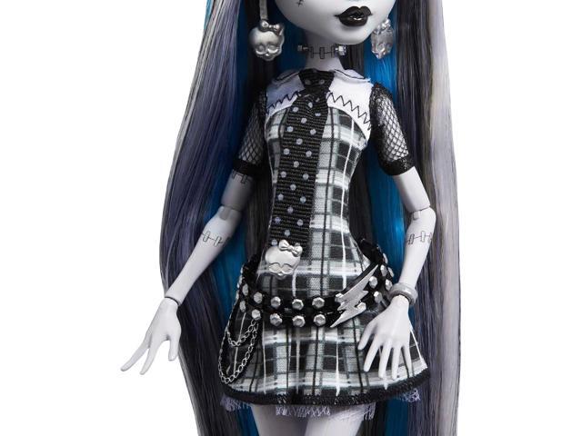 Monster High Doll, Frankie Stein in Black and White, Reel Drama Collector Doll, Doll-Size and Life-Size Posters, Horror Flick Theme, Toys and Gifts