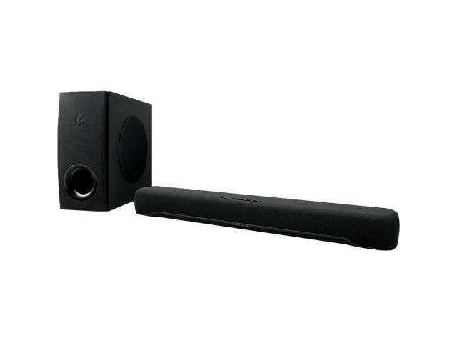 Yamaha SR-C30A 90W 2.1-Channel Soundbar System, Cleaning kit, Reusable Fastener Straps, Bundle