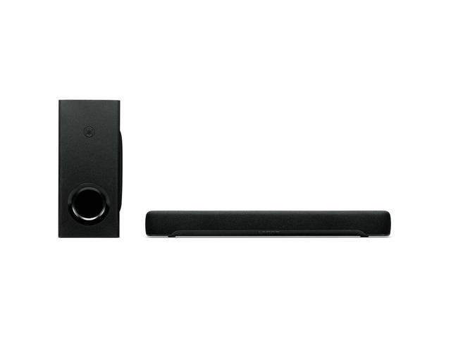 Yamaha SR-C30A 90W 2.1-Channel Soundbar System, Cleaning kit, Reusable Fastener Straps, Bundle