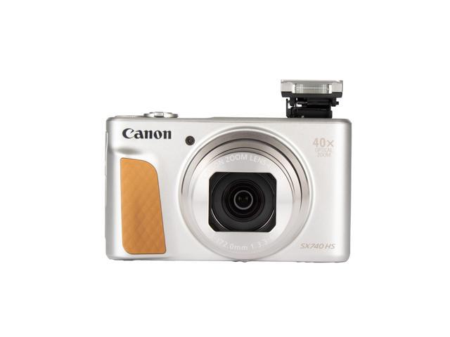 Canon PowerShot SX740 HS Lite Edition Digital Camera (Silver) + 64GB Card + More