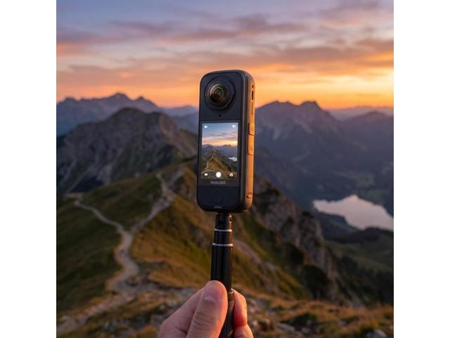 Insta360 X4 Air 360 Action Camera Starter Bundle (Black) with 50-in-1 Accessory Kit and More