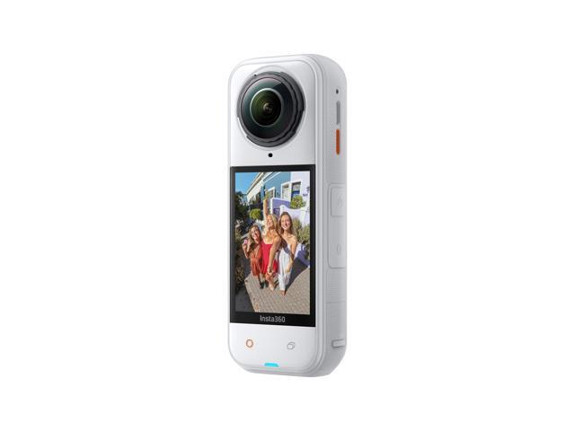 Insta360 X5 Satin White - Waterproof 8K 360° Action Camera, Leading Low Light, Invisible Selfie Stick Effect, Rugged and Replaceable Lens, 3-Hour...