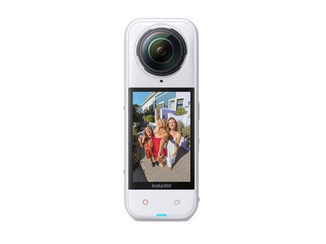 Insta360 X5 Satin White - Waterproof 8K 360° Action Camera, Leading Low Light, Invisible Selfie Stick Effect, Rugged and Replaceable Lens, 3-Hour...