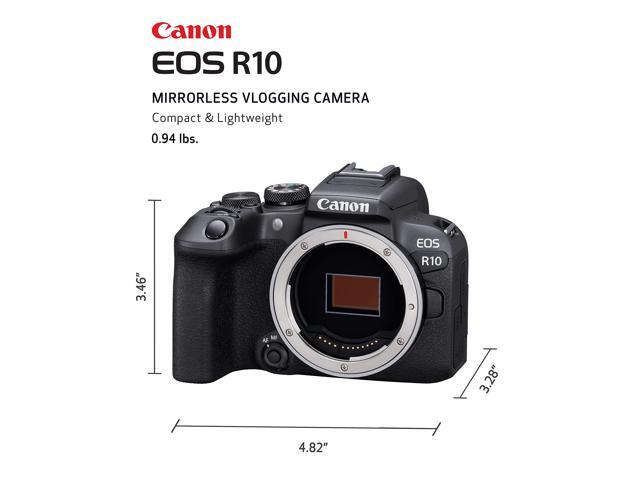 Canon - EOS R10 Mirrorless Camera (Body Only) - Black - image 4