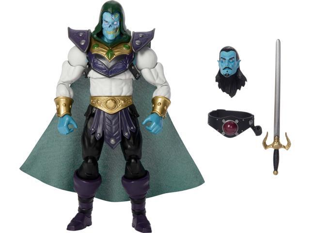 Masters of The Universe Masterverse Action Figure Keldor New Eternia, 7 Inch Motu Toy, 30 Points Articulation, Extra Zombie Head & Sword & Holster