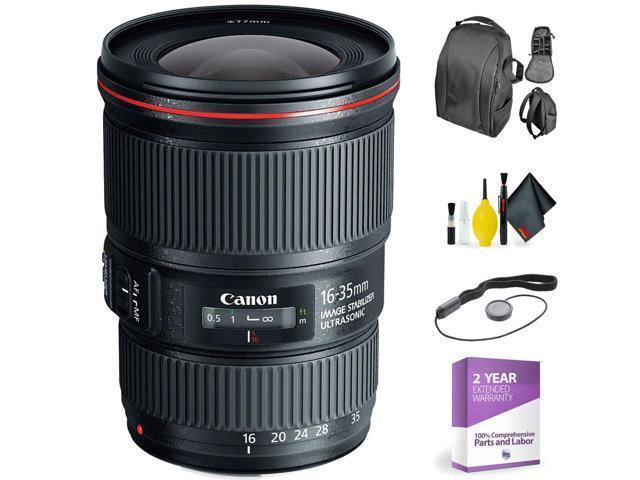 Canon? EF 16-35mm f/4L IS USM Lens + Deluxe Lens Cleaning Kit (International Model)