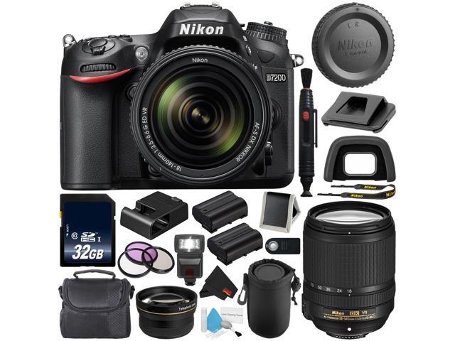 Nikon D7200 DSLR Camera with 18-140mm Lens 1555 (International Model) + EN-EL15 Replacement Li-on Battery + 32GB SDHC Class 10 Memory Card +...