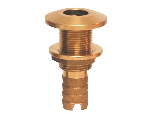 GROCO Bronze Hose Barb Thru-Hull Fitting - 1-1/8'