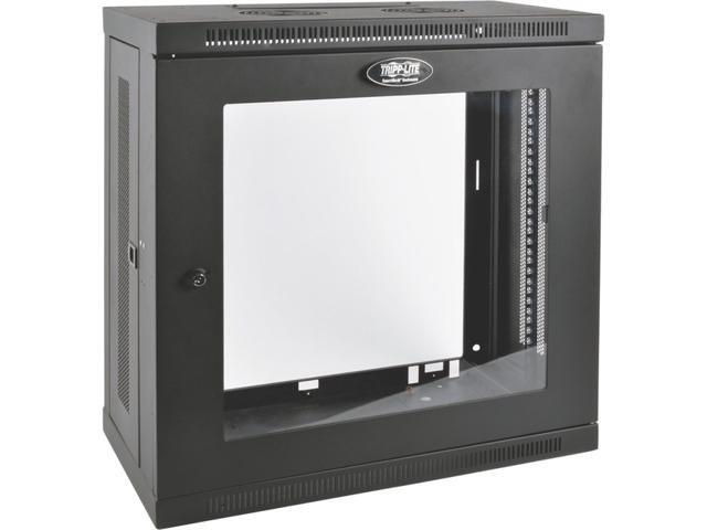 Tripp Lite 12U Wall-Mount Rack Enclosure Server Cabinet with Clear Acrylic Window, Low-Profile Patch-Depth (SRW12U13G)
