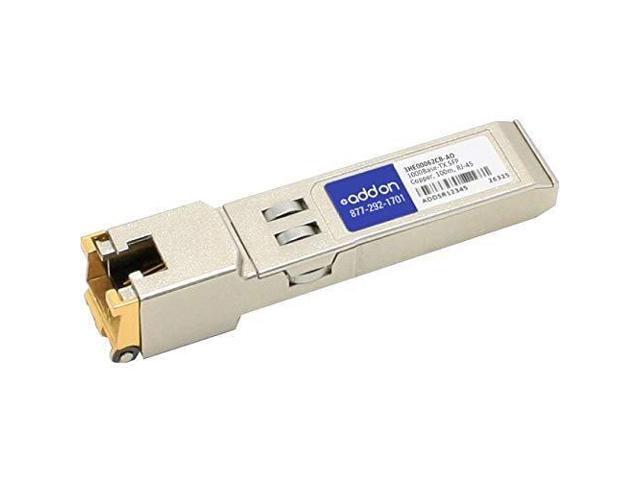 Addon Alcatel-Lucent Nokia 3He00062cb Compatible Taa Compliant 10/100/1000Base-Tx Sfp Transceiver (Copper 100M Rj-45 Rugged)