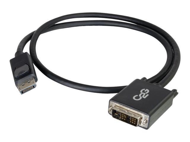 C2G DisplayPort (M) to Single Link DVI-D (M) Adapter Cable. 6 ft - Black - image 8
