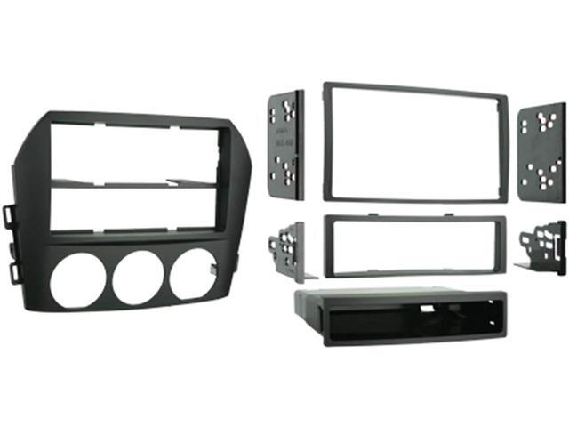 Metra - Dash Kit for Select 2006-2008 Mazda Miata DIN DDIN - Black - image 4